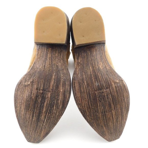 New OLD GRINGO Brown Leopard Print Leather Block Heel Western Boots 8 - Picture 7 of 8